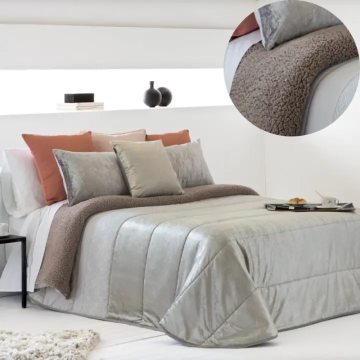 Edredón Sherpa Comforter Modelo Atlanta Fundeco - 1