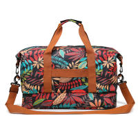Bolsa De Gimnasio De Viaje Portátil Para Hombres Y Mujeres Bolso Cruzado De Hombro Con Mano Para Exterior Duffel Weekender Yoga Bolsa De Secado Seco Y Húmedo Separación Para Deportes De Entrenamiento - details 3