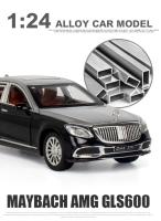 Nueva Modelo De Coche Maybach S600 En Escala 1:24 Metálico De Simulación Alta Con Puertas Abatibles Juguetes Regalo Para Adolescentes Y Adultos - details 3