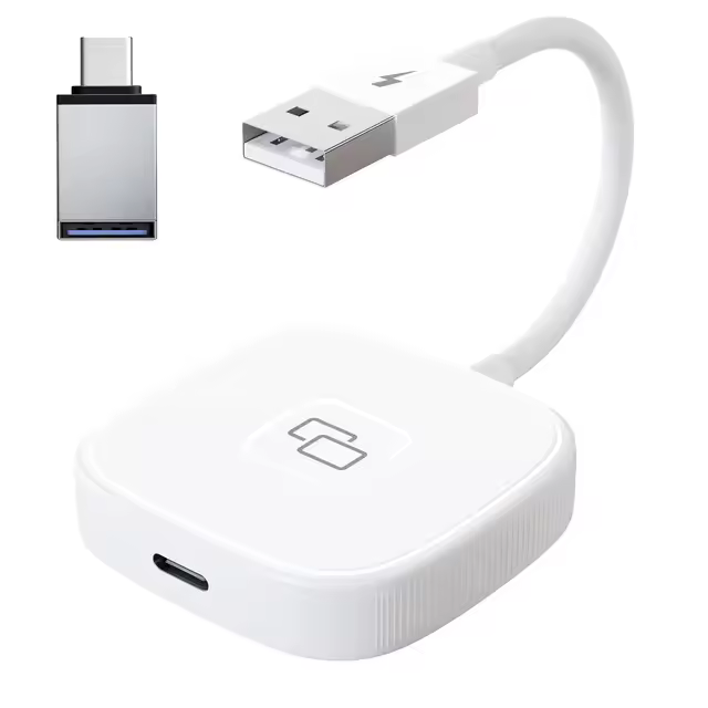 Adaptador De Mirador Para Coche Con Wireless Carplay Para iPhone Conector Dongle Para Convertidor De Cableado Original Mira Tu iPhone Sin Cable - 1