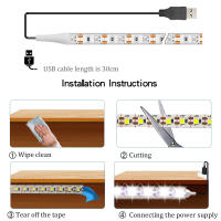 Tiras LED 5V USB Para Iluminación Trasera De Televisores Decorativas En Calor Blanco Azul Rojo Morado Para Navidad Juego Habitación - details 4