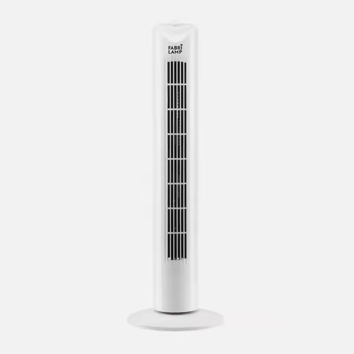 DECOPAQ Ventilador De Torre Tero Blanco 3 Vel 50w Oscilante Temporizador 80x25x25 Cm - 1