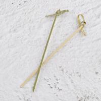 100pcs Palillos De Bambú Desechables Para Cócteles Forks De Fruta Barbecue Decoración De Fiesta Herramienta De Barra Eco-amigable Tamaño 9x0.3x0.3cm - details 30