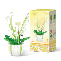 Eterno Bouquet De Rosas En Bloques De Construcción Pequeños Decoración De Escritorio Para Niñas 9 Estilos Bloques De Construcción Compatible Con Lego - details 8