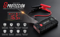 BRPOM  Arrancador de Coches con Compresor de Aire , 12V Arrancador de Baterias de Coches Inflador Rápido, Banco de Energía con LED/LCD - details 4