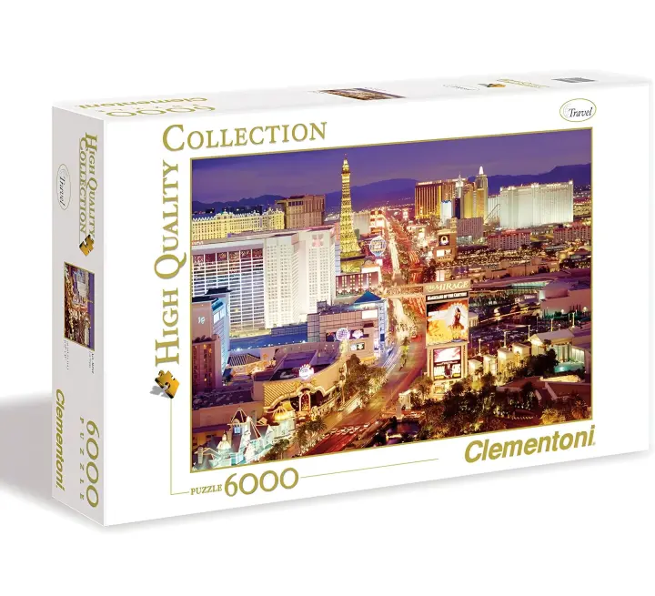 CLEMENTONI - Puzzle 6000 piezas HIGH QUALITY COLLECTION Travel Las Vegas - 1