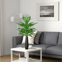 Ramas De Magnolia Artificial 76cm 26 Hojas Falsas De Banyan Hojas Verdes De Sansevieria Para Decoración De Jardín Y Exteriores En Casa - details 1