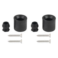 Kit De Porta Puerta De Remolque 2/4 Piezas En Bumper De Goma Negra De Bajo Perfil Adecuado Para La Mayoría De Los RV Remolques - details 1