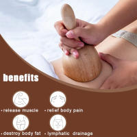Copa De Madera Sueca Portátil Con Rodillos Masajeador De Terapia De Masaje Para Drenaje Linfático Y Modelado Corporal Herramienta Anti-Cellulitis - details 6