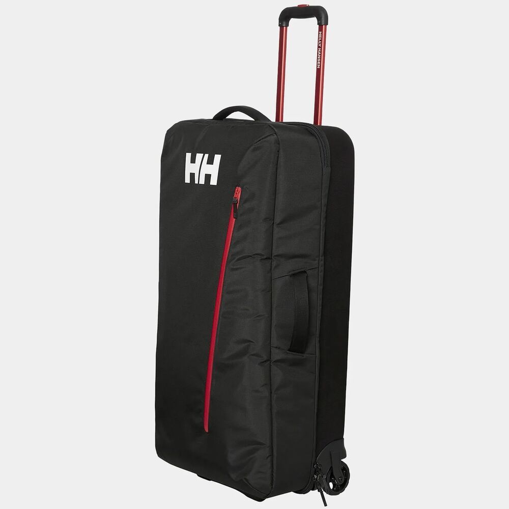 Maleta Negra Helly Hansen Sport Expedition Trolley 100L Repelente al Agua