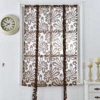 Leejoom Cortinas Cortas Modernas Para Cocina Translúcidas Valance Rod Pocket Tie up Roman Puerta Living Room Tulle Organza - details 1