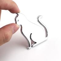 Pegatina De Coche 3D De Metal Gato Emblema Para Decoración Universal De Coches Motos Bicis Material Metálico Adhesivo Para Todas Las Partes Del Vehículo - details 3