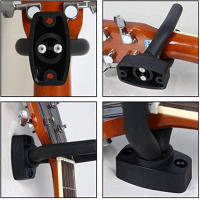 Soporte De Pared Para Guitarra Metálico Con Gancho Montaje Fácil Con Tornillos Accesorios Para Guitarra Adecuado Para Acústicas - details 1