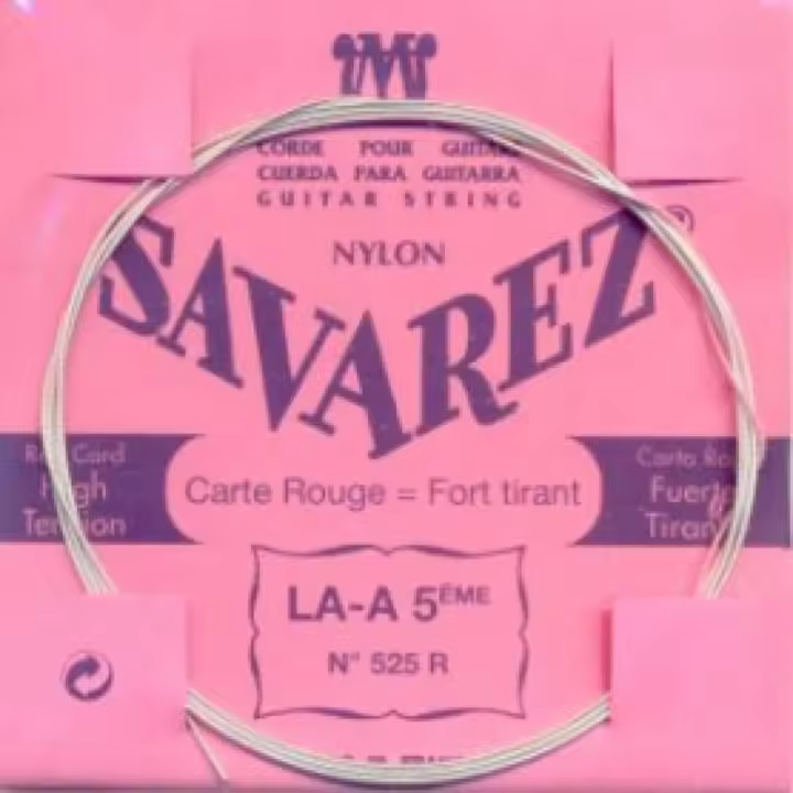 CUERDAS GUITARRA CLASICA-Savarez (525R) Carta Roja 5ª (Minimo 10 Unidades) - 1
