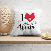 COJÍN I LOVE ABUELA con Relleno Incluido DÍA del Padre, DÍA DE LA Madre, Cumpleaños, Aniversario, Comunión, Navidad, San Valentín - Regalos Originales - details 1