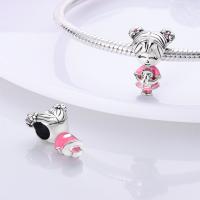 Perlas De Perfume Para Mujer Plata Esmaltada Colgante De Zapatos Altos Y Lápiz Labial Para Pulsera DIY Joyería - details 62