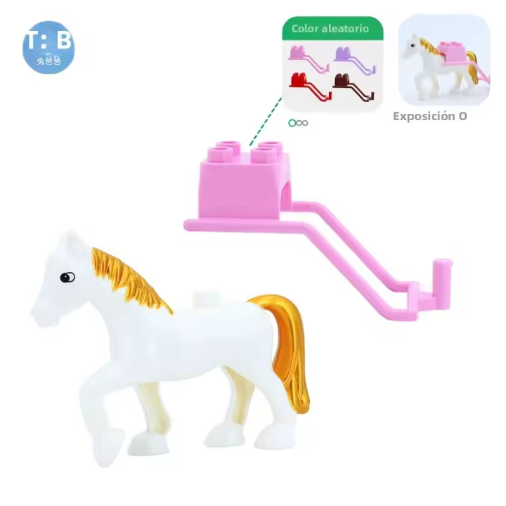 Bloques De Construcción Grandes Para Niños Con Accesorios De Granja Marina Y Animales Compatibles Con Duplo Para Juego Educativo Regalo Para Niños - 1
