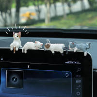 Adorno De Consola Central Para Coche Ornamento De Gato Accesorio De Coche PVC Para Decoración Del Tablero Y Espejo Retrovisor - details 2