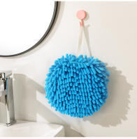 2PC Pelota De Toalla Para Secar Manos Con 2 Gancho Super Absorbente Microfibra Suave Para Baño Y Cocina Suministros De Salud - details 13