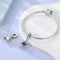 Encantos De Estrella Luminosa Platinados Para Pulsera Original Joyería DIY Simbolo Eterno Colgante De Amor Cadena De Seguridad Compatible Con Pulseras Originales - details 158