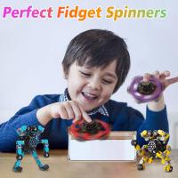 Fidget Spinners transformables 4 piezas para niños y adultos, juguetes sensoriales para el Alivio del estrés - details 0