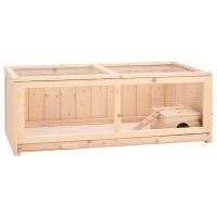 vidaXL Jaula para hámster madera maciza abeto 104x52x38 cm - details 0