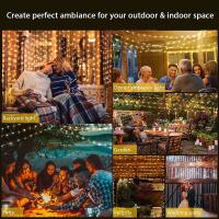 Luces LED De Hada USB 5V Impermeables Para Decoración De Navidad Interior Y Exterior Árbol De Navidad Dormitorio Boda Cumpleaños Camping Fiesta - details 10