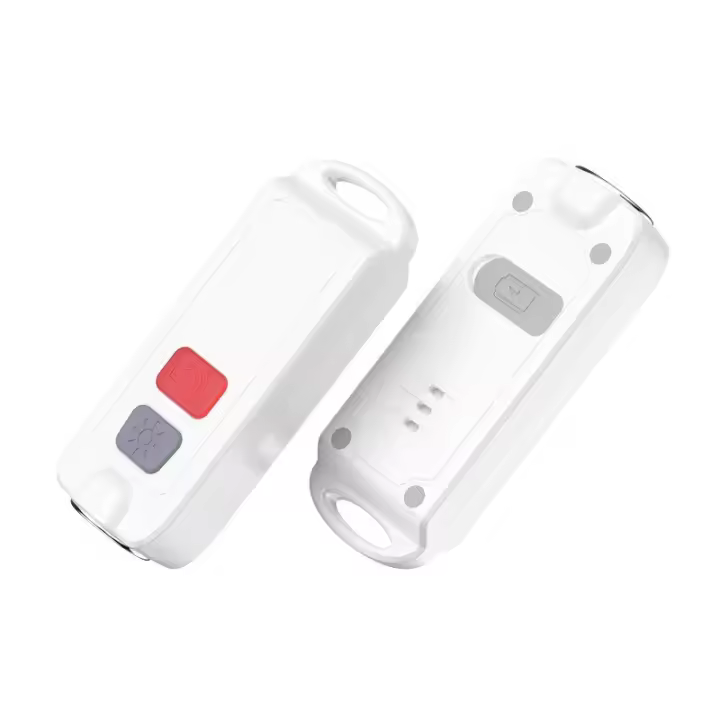 Alarma De Defensa Personal Recargable Con Llavero Impermeable 130 DB Luz LED SOS Emergencia Para Mujeres Dispositivo De Seguridad - 1