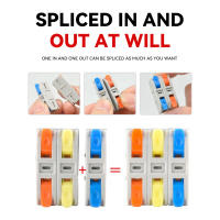 Conectores Eléctricos Universales Rápidos 10Pcs Terminales De Bloque De Conexión Compactas Para Cableado Doméstico Push-in - details 2