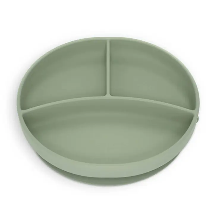 Suavinex Plato Divisiones Silicona Selection +4Meses Verde 219096 - 1