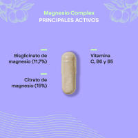 Citrato de Magnesio 1545mg + Magnesio Bisglicinato 600mg -  Reduce Cansancio y Fatiga - Magnesium Complex Alta Biodisponibilidad - 120 Cápsulas Veganas Nutralie - details 2