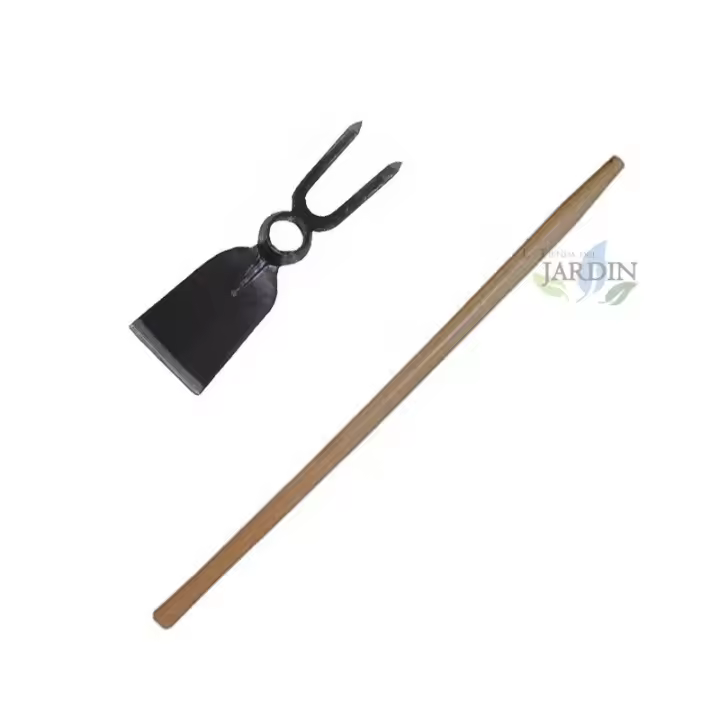 Suinga Azadilla Plana y Horquilla Jardín 28cm y 90cm - Doble Uso - 1