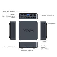 MINIX NGC N713 PC Windows 11 Pro, Intel i7-13620H 1TB M.2 PCIe 4.0 × 4 SSD 32GB DDR5 Micro Desktop Computer, Quad Display/TB4 (8K) /2xHDMI/USB-C/Dual LAN, for Business Home Office Multi-Tasking - details 1
