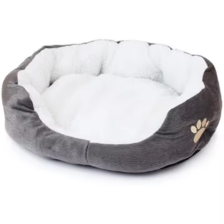 Cama para gatos y cueva para perros de algodón PP grueso, sofá para gatos - Gris - 1