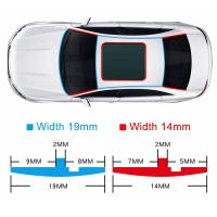 Tira De Sellado De Goma Para Coche Protector De Borde Ventanas Parabrisas Techo Solar Tira De Sellado De Clima Negra EPDM 3m Ancho 14/19mm - details 1