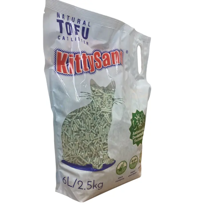 Arena Para Gatos de Tofu Biodegradable y Compostable Moly 6 Litros - 1