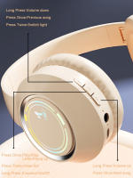Auriculares Bluetooth M3 Con Luz LED Plegables Y Control Remoto Tipo-C Para Juegos Y Oficina Uso Multifacético - details 4