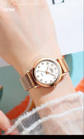 Reloj De Pulsera OPK 8115 Para Mujeres Resistente Al Agua Con Correa De Red De Acero Inoxidable Y Luz Luminosa Moda Sencilla - details 13