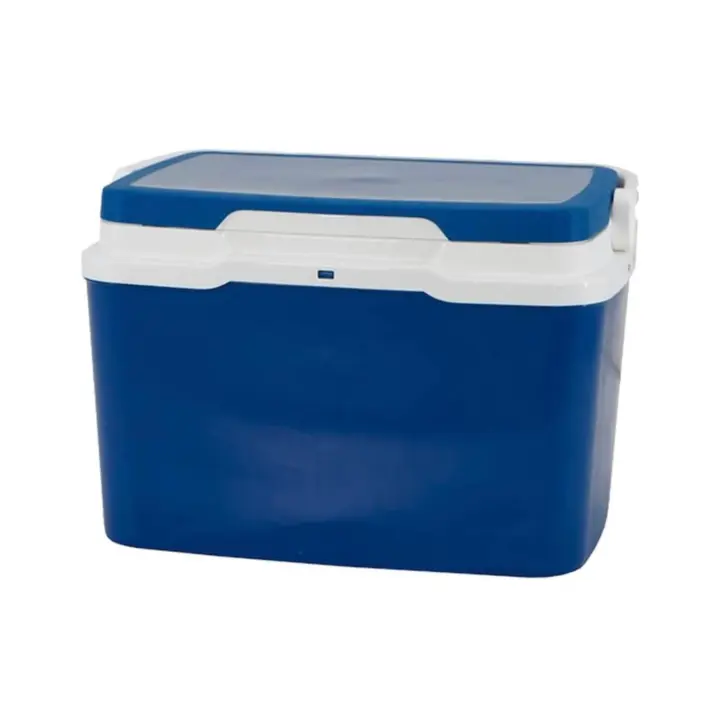 Nevera Portátil Térmica Azul y Blanco Polipropileno Ideal Para Actividades al Aire Libre en el Jardín Camping Barbacoas Pisicna Playa Capacidad 5/10/16/24/29/42LLitros - 1
