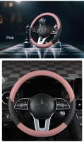 Nueva Funda Para Volante De Coche a Cuadros Cómoda Y Resistente Al Desgaste Antideslizante Fácil De Limpia Universal Para Todas Las Estaciones - details 13