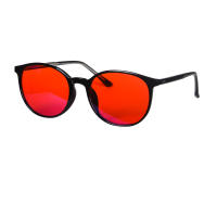 Gafas Rojas Para Mejorar El Sueño Gafas Bloqueadoras De Luz Azul Para Mujer Lentes Naranja Material Polímero Acero Inoxidable - details 4