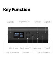 Mbitful K6 Mini Luz De Tubo RGB Portátil Para Fotografía Y Video Lámpara De Rellenado Magnética 2500-9000K Para Vlog Youtube - details 21