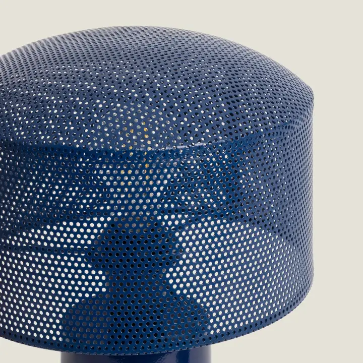 Ledkia Lámpara de Mesa Metal Kondavil Azul - 1