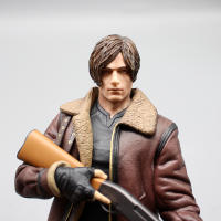 Figura De Acción De Anime 33cm Leon Zombie Hunter En Cuero Colección Para Niños Y Adultos Decoración De Escritorio Modelo De Soldado Juguete Grande - details 8