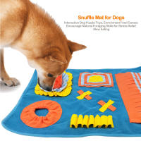 Alfombra Olfativa para Perros Juego Entrenamiento de Inteligencia Juguete Interactivos Snuffle Mat para Perros Estera de Alimentación Portátil Color al Azar BPS-9924 - details 3