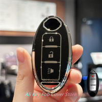 Cubierta De Llave Para Coche Lanyard De Cadena Para Nissan Altima Maxima Rogue Armada Pathfinder 3 Botones Smart Key TPU - details 13