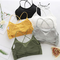 Top Deportivo Para Mujer Con Tirantes Cruzados Push up Yoga Gimnasio Crop Top Fitness Transpirable Beauty Back Brassiere - details 7