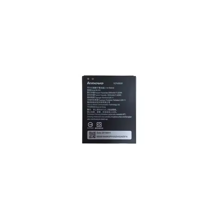 Batería original LENOVO K3 NOTE ⋆ Referencia BL243 ⋆ Capacidad 2900 mAh ⋆ Repuesto oficial ⋆ Alto rendimiento y durabilidad ⋆ Compatible con carga original ⋆ Envío desde España - 1