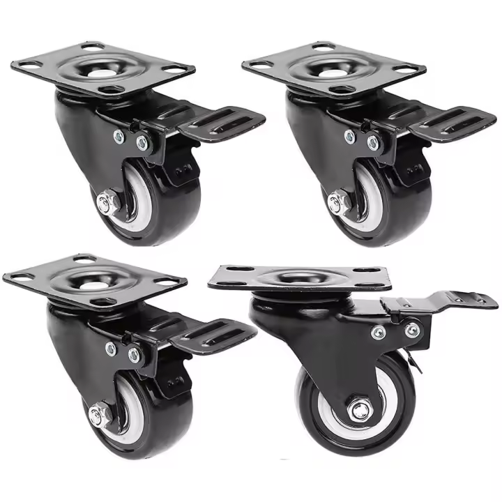 PORCHEDDU Pack de 4 Ruedaspara Silla de Playa Rueda de 360 \ u200b \ u200b \ u200b \ u200bgrados Rueda de Transporte capacidad de Carga 200 kg (Tipo 2) - 1