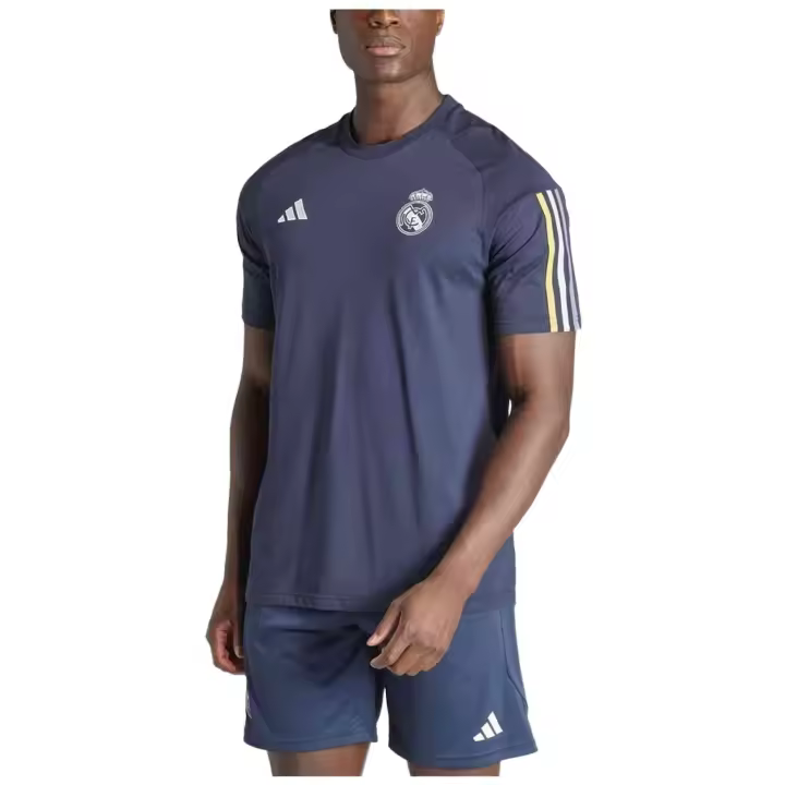 Camiseta de Futbol Adidas Real Madrid 2023/24 Paseo para hombre en color azul - 1